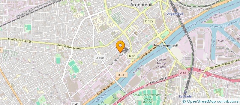 localisation de l'entreprise MADAME JESSICA PASIA  ARGENTEUIL