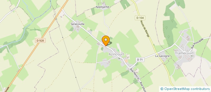 localisation de l'entreprise MADAME JESSICA PASQUET  AZINCOURT