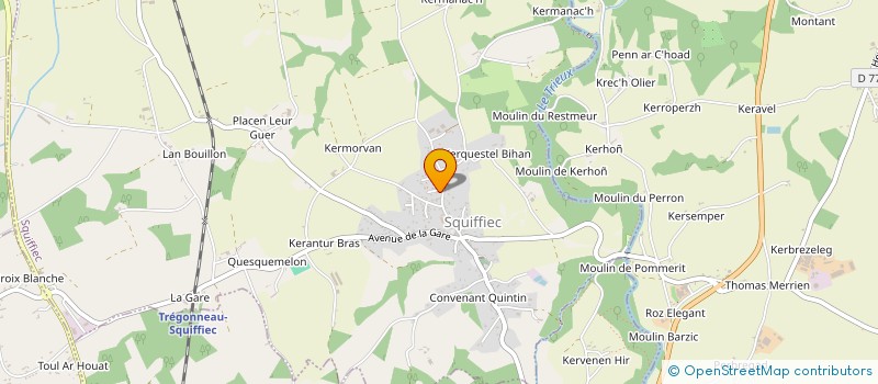 localisation de l'entreprise MADAME JESSICA PASTOL  SQUIFFIEC