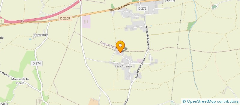 localisation de l'entreprise MADAME JESSICA PAULHAN  BIOZAT