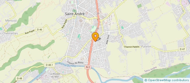 localisation de l'entreprise MADAME JESSICA PAYET  SAINT-ANDRE