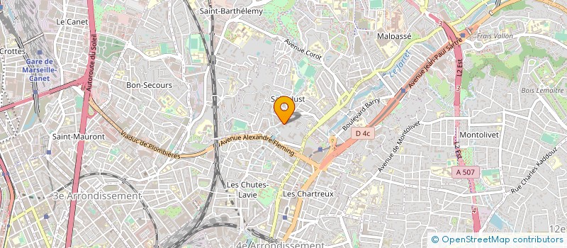 localisation de l'entreprise MADAME JESSICA PELICANO à MARSEILLE