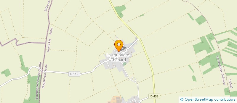 localisation de l'entreprise MADAME JESSICA PELLE  LA LOUPTIERE-THENARD