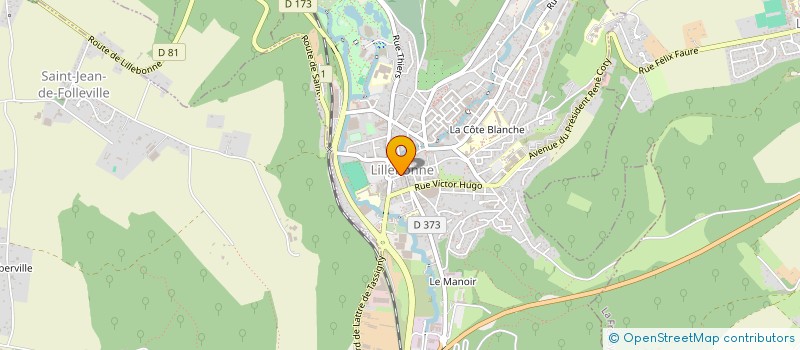 localisation de l'entreprise MADAME JESSICA PENANHOAT  LILLEBONNE