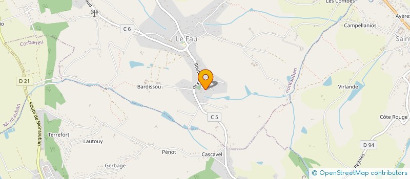 localisation de l'entreprise MADAME JESSICA PEPIN  MONTAUBAN