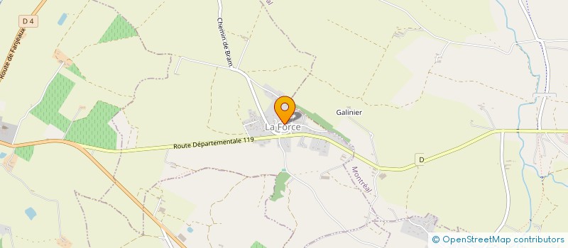 localisation de l'entreprise MADAME JESSICA PERARD  LA FORCE