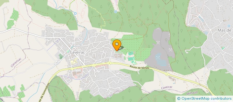 localisation de l'entreprise MADAME JESSICA PEREZ  CAVEIRAC