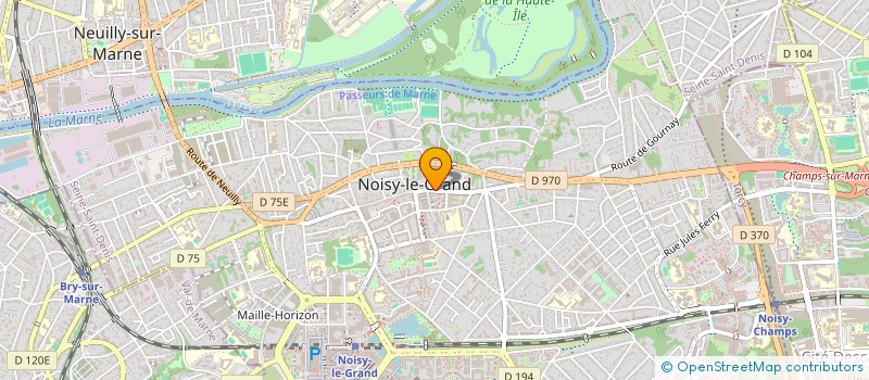 localisation de l'entreprise MADAME JESSICA PERRICAUD à NOISY-LE-GRAND