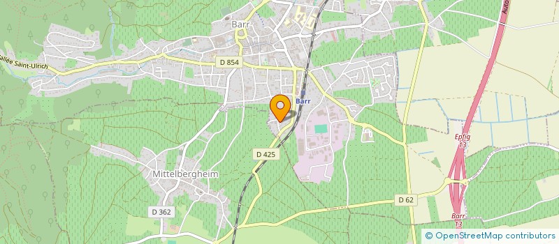 localisation de l'entreprise MADAME JESSICA PESSONNEAUX  BARR