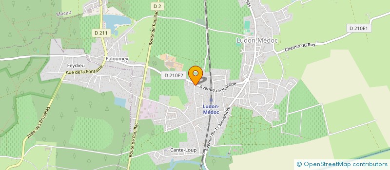 localisation de l'entreprise MADAME JESSICA PETAIN  MACAU