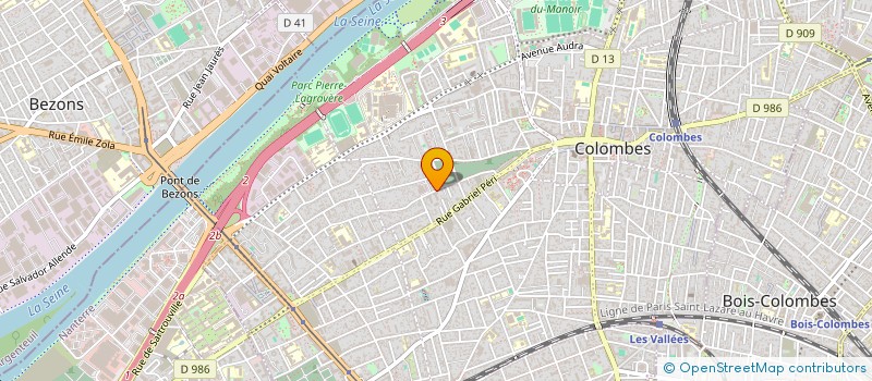 localisation de l'entreprise MADAME JESSICA PETELET  COLOMBES