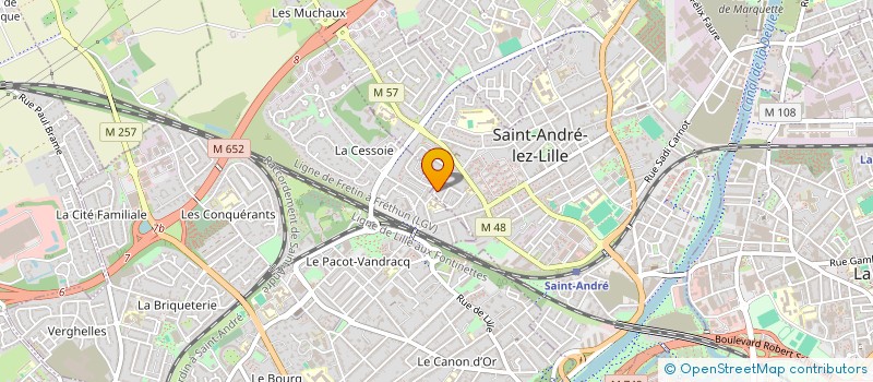 localisation de l'entreprise MADAME JESSICA PETITBERGHIEN à SAINT-ANDRE-LEZ-LILLE