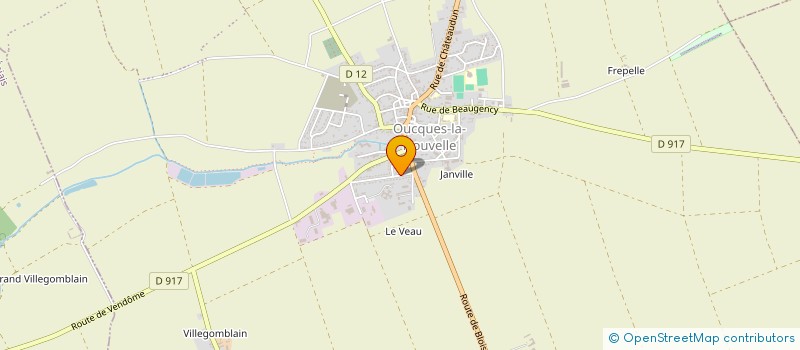 localisation de l'entreprise MADAME JESSICA PINEAU  OUCQUES LA NOUVELLE