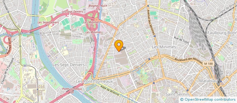localisation de l'entreprise MADAME JESSICA PINHEIRO à TOULOUSE