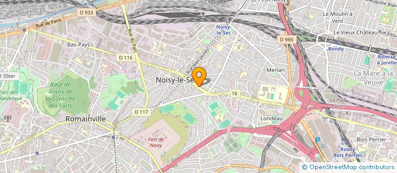 localisation de l'entreprise MADAME JESSICA PINOTEAU MAHI à NOISY-LE-SEC