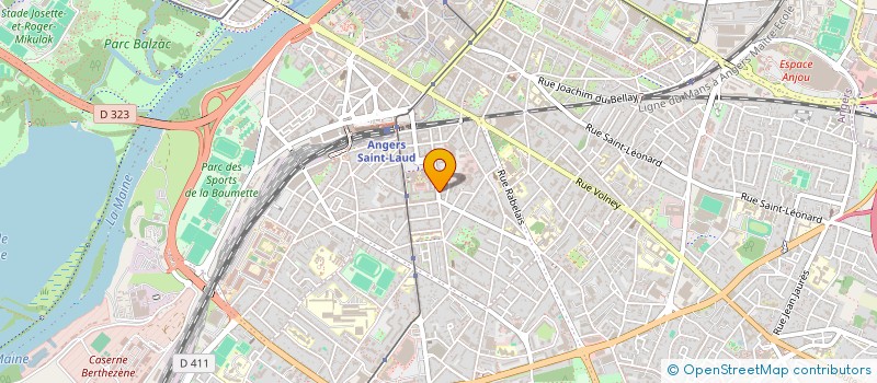 localisation de l'entreprise MADAME JESSICA PITEL  ANGERS