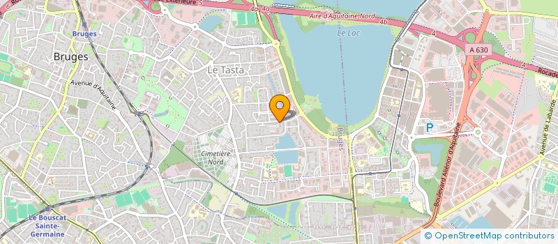 localisation de l'entreprise MADAME JESSICA PITUSSI  BRUGES