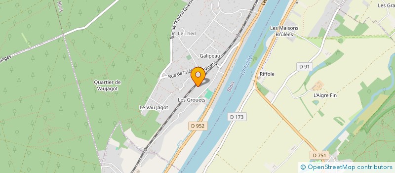 localisation de l'entreprise MADAME JESSICA PLANCHE  BLOIS