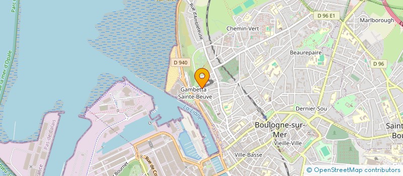 localisation de l'entreprise MADAME JESSICA PODEVIN  BOULOGNE-SUR-MER