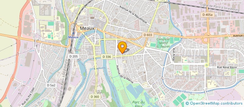 localisation de l'entreprise MADAME JESSICA POGNOT à MEAUX