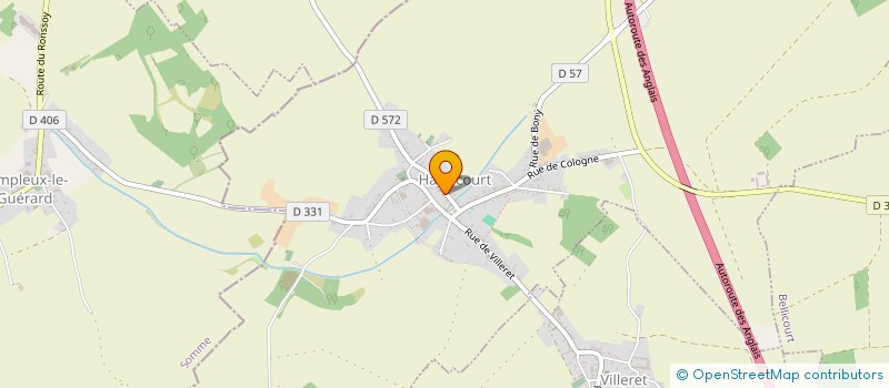 localisation de l'entreprise MADAME JESSICA POIZOT  HARGICOURT