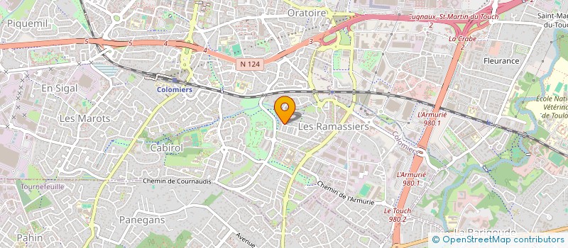 localisation de l'entreprise MADAME JESSICA PONS à COLOMIERS