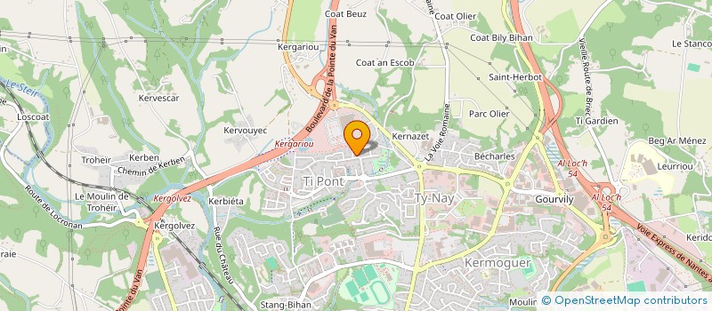 localisation de l'entreprise MADAME JESSICA QUILLEC  QUIMPER