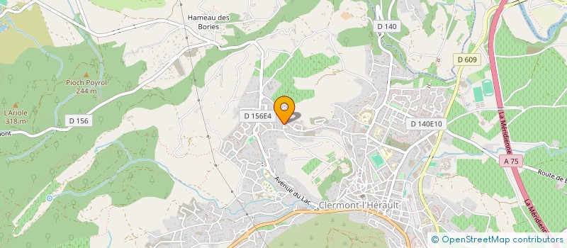 localisation de l'entreprise MADAME JESSICA QUILLET  CLERMONT-L'HERAULT