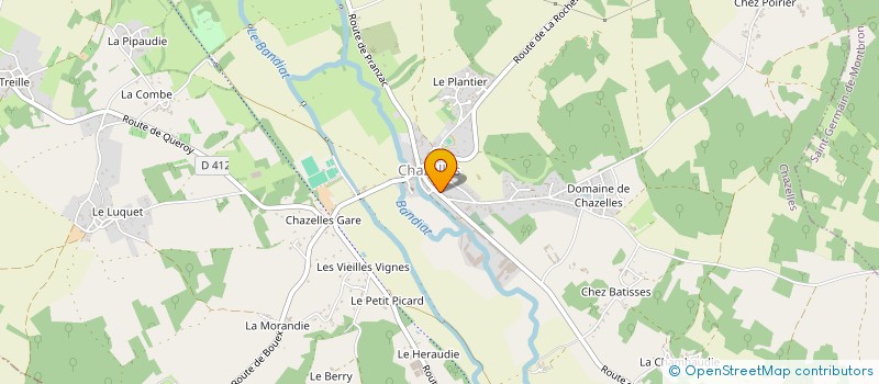 localisation de l'entreprise MADAME JESSICA RABAUD à CHAZELLES