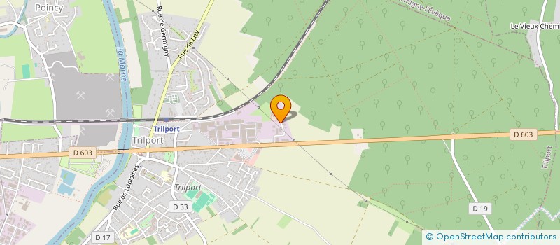 localisation de l'entreprise MADAME JESSICA RAMOS  TRILPORT