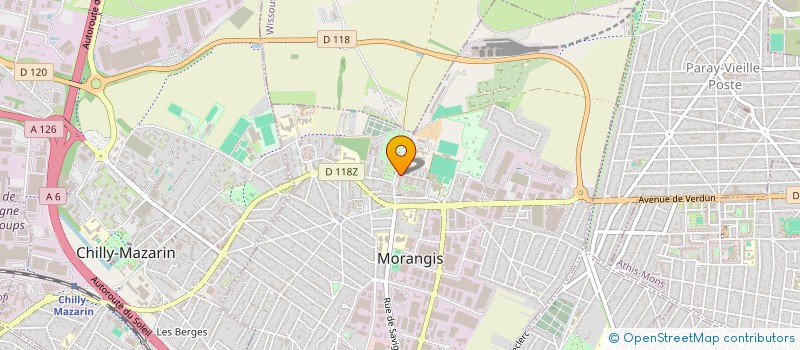 localisation de l'entreprise MADAME JESSICA RAMOS SONO  MORANGIS