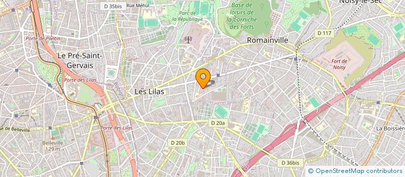 localisation de l'entreprise MADAME JESSICA RANDRIAMANANA à LES LILAS