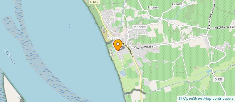 localisation de l'entreprise MADAME JESSICA RANOUIL  PLASSAC