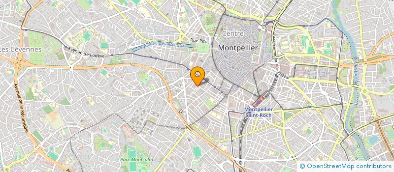 localisation de l'entreprise MADAME JESSICA RAVUZ à MONTPELLIER