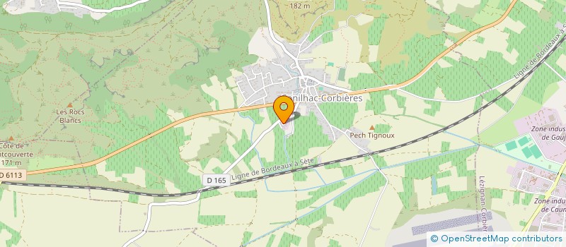 localisation de l'entreprise MADAME JESSICA RAYNAUD  CONILHAC-CORBIERES