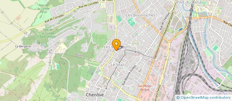 localisation de l'entreprise MADAME JESSICA RELLO  CHENOVE