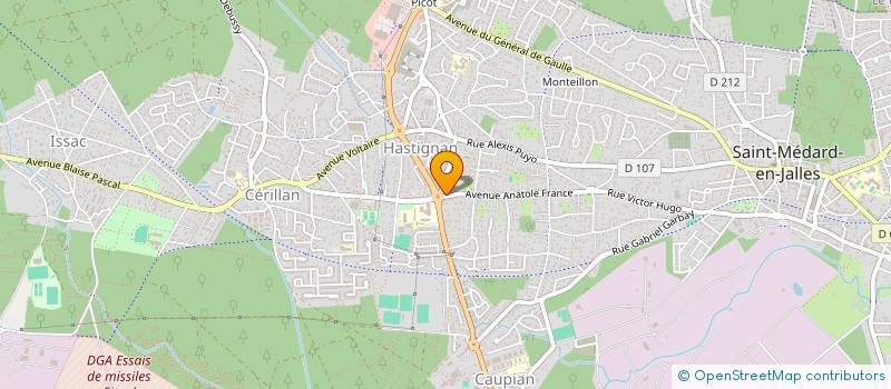 localisation de l'entreprise MADAME JESSICA RENAUD  SAINT-MEDARD-EN-JALLES