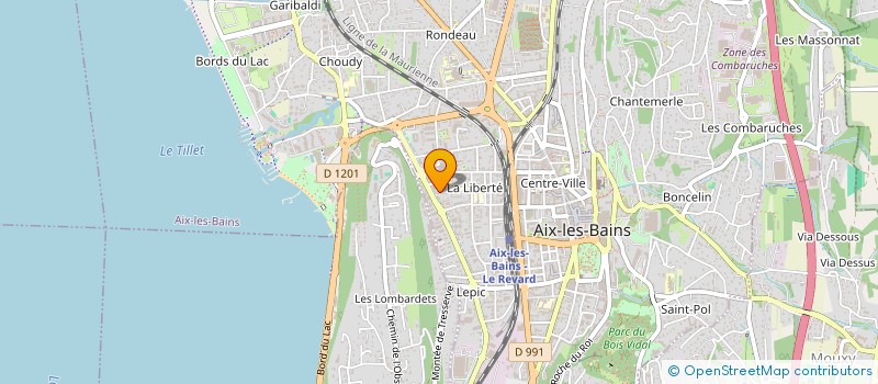 localisation de l'entreprise MADAME JESSICA REQUENA à AIX-LES-BAINS