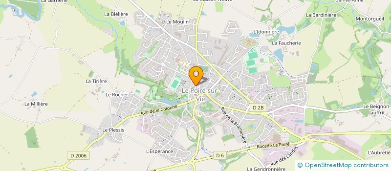 localisation de l'entreprise MADAME JESSICA RETAILLEAU  LE POIRE-SUR-VIE