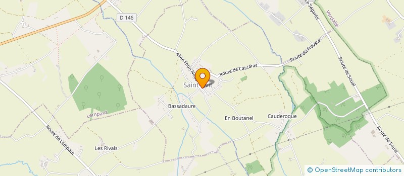 localisation de l'entreprise MADAME JESSICA REY  SAINT-AVIT