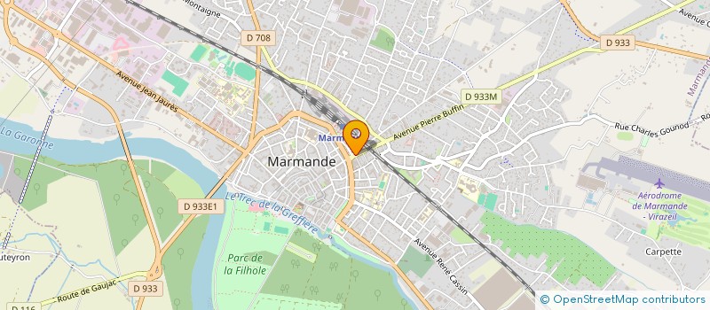 localisation de l'entreprise MADAME JESSICA RIBAULT  MARMANDE