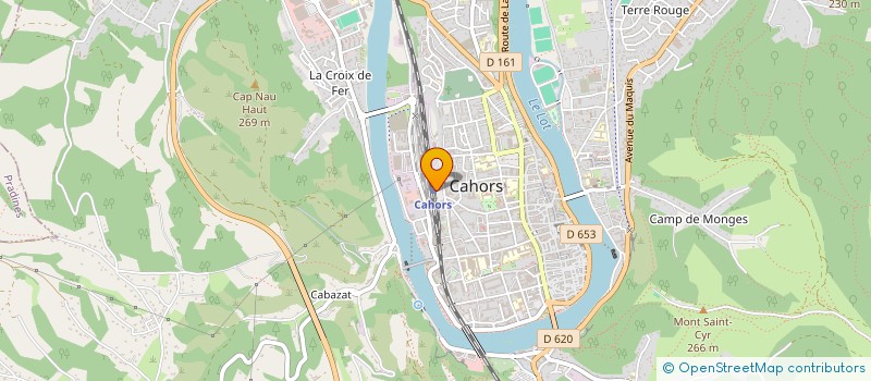 localisation de l'entreprise MADAME JESSICA RIGAUDIERE  CAHORS