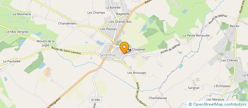 localisation de l'entreprise MADAME JESSICA RIPPE à SEREILHAC