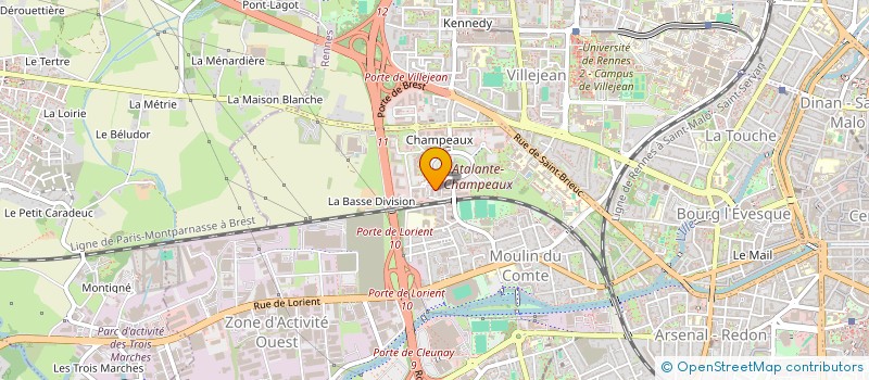 localisation de l'entreprise MADAME JESSICA RIVE  RENNES