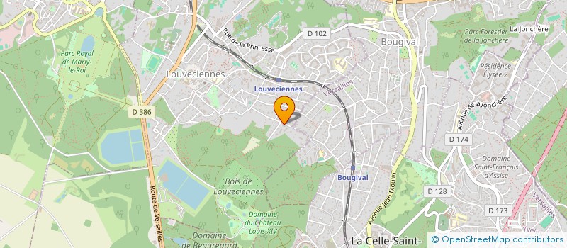 localisation de l'entreprise MADAME JESSICA ROBERT à LOUVECIENNES