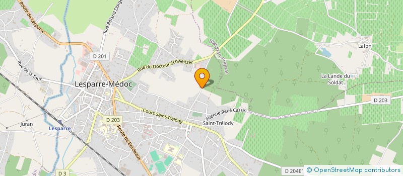 localisation de l'entreprise MADAME JESSICA ROBERT à LESPARRE-MEDOC