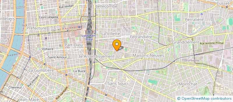 localisation de l'entreprise MADAME JESSICA ROBERT  LYON