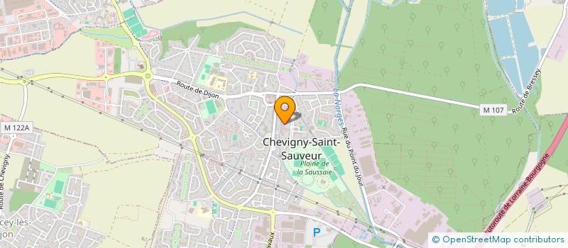 localisation de l'entreprise MADAME JESSICA ROBLOT à CHEVIGNY-SAINT-SAUVEUR