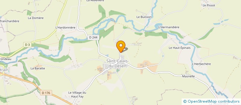 localisation de l'entreprise MADAME JESSICA ROCQUIN à SAINT-CALAIS-DU-DESERT