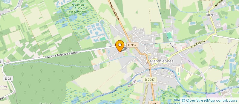 localisation de l'entreprise MADAME JESSICA RODIER  MARCHIENNES